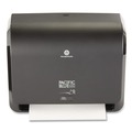 Labor Day Sale! Save $30 off $199! | Georgia Pacific Professional 54518 Pacific Blue Ultra 14.56 in. x 7.38 in. x 11.56 in. Mini Paper Towel Dispenser - Black (1/Carton) image number 2