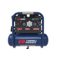 Portable Air Compressors | Campbell Hausfeld DC020500 2 HP 2 Gallon 125 PSI Single Stage Electric Quiet Oil-Free Portable Air Compressor image number 2