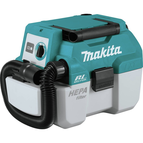 Makita XCV11Z 18V LXT Lithium-Ion Brushless 2 Gallon HEPA Filter Portable Wet/Dry Dust Extractor/Vacuum (Tool Only) image number 0