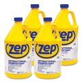 Cleaning & Janitorial Supplies | Zep Commercial ZUBAC128 1-Gallon Antibacterial Disinfectant - Lemon Scent (4/Carton) image number 0