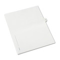  | Avery 01416 Avery-Style 26-Tab 'P' Label 11 in. x 8.5 in. Preprinted Legal Side Tab Divider - White (25-Piece/Pack) image number 1