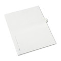 Mothers Day Sale! Save an Extra 10% off your order | Avery 01416 Avery-Style 26-Tab 'P' Label 11 in. x 8.5 in. Preprinted Legal Side Tab Divider - White (25-Piece/Pack) image number 1