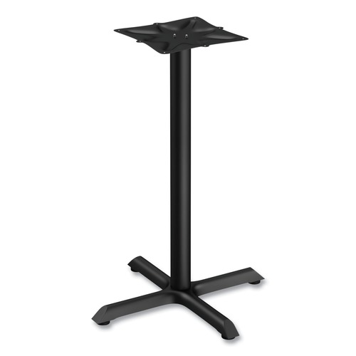 Office Desks & Workstations | Alera ALETBH423B Hospitality Series 27.5 in. x 40.38 in. 300 lbs. Capacity Steel Single-Column Bases - Black image number 0