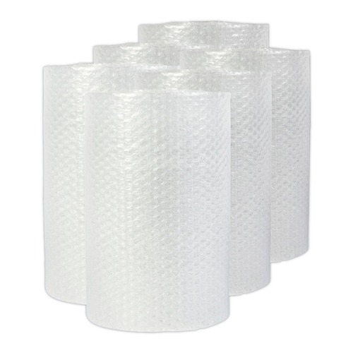 Envelopes & Mailers | Universal 4087902 12 in. x 30 ft. 0.5 in. Thick Bubble Packaging Perforated Every 12 in. - Clear (6/Carton) image number 0