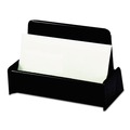 Customer Appreciation Sale - Save up to $60 off | Universal UNV08109 3.75 in. x 1.81 in. x 1.38 in. Plastic Business Card Holder - Black image number 1