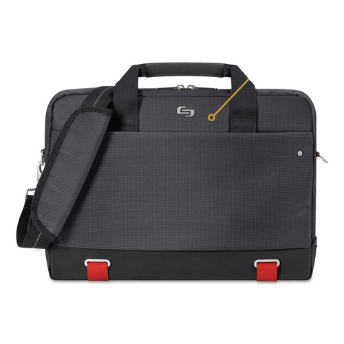 Boxes & Bins | SOLO PRO100-4 18 in. x 2.5 in. x 13 in. Polyester Envoy Briefcase - Black image number 0