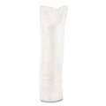 Food Trays, Containers, and Lids | Dart 16FTLS Lift n' Lock Straw Slot 12 - 24 oz. Foam Cup Lids - Translucent (1000/Carton) image number 0
