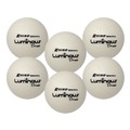 Toys | Champion Sports RXLUMSET Rhino Skin 6.3 in. Diameter Luminous Dodgeball Set - Luminous White/Blue (6/Set) image number 5