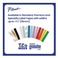 Office Jansan | Brother P-Touch TZE2312PKG Tze Standard Adhesive 0.47 in. x 26.2 ft. Laminated Labeling Tapes - Black On White (2/Pack) image number 5
