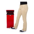 Trash & Waste Bins | Rubbermaid Commercial FGST7EPLRD 4 gal. Defenders Heavy-Duty Steel Step Can - Red image number 3