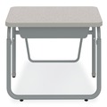 Office Furniture & Lighting | Safco 1222GR 27.75 in. x 19.75 in. x 22 in. to 30 in. AlphaBetter 2.0 Height-Adjustable Student Desk with Pendulum Bar and Book Box - Pebble Gray image number 5