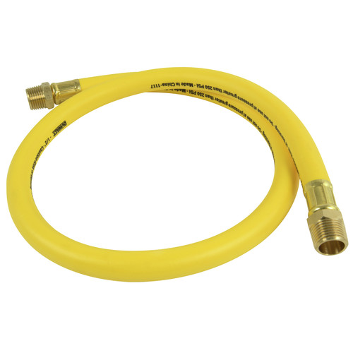 Air Hoses and Reels | Dewalt DXCM012-0210 1/2 in. x 3 ft. Premium Hybrid Whip Hose image number 0