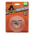 Office & Office Supplies | Gorilla Glue 6036002 Holds Up to 0.25 lbs. per Inch 1 in. x 12.5 ft. Permanent Tough and Clear Double-Sided Mounting Tape - Clear (1-Roll) image number 0