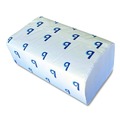 New Year New Savings! Save $25 off $150 | Boardwalk BWK52GREEN 9.13 in. x 10.25 in. 1-Ply Green Single-Fold Towels - Natural White (16 Packs/Carton) image number 2