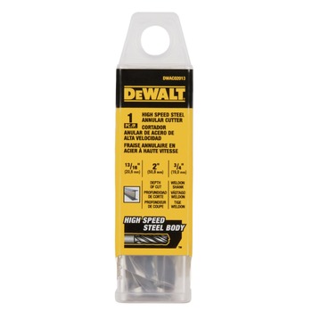 Dewalt 13/16 in. x 2 in. High Speed Steel Annular Cutter 3/4 in. Weldon