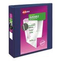 Office Jansan | Avery 17034 2 in. Capacity 11 x 8.5 Durable View Binder with DuraHinge and 3 Slant Rings - Blue image number 0
