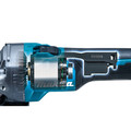 Angle Grinders | Makita GAG01M1 40V max XGT Brushless Lithium-Ion 4-1/2 in./5 in. Cordless Cut-Off/Angle Grinder Kit with Electric Brake (4 Ah) image number 4