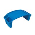 Desk Accessories & Office Organizers | Deflecto 39502BLU 23.35 in. W x 12 in. D x 8.53 in. H Antimicrobial Lap Desk - Rectangular Blue image number 1