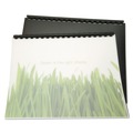 Bulk Savings Pricing 2 | GBC 25818 11 in. x 8.5 in. Unpunched 100 Percent Recycled Poly Binding Cover - Black (25/Pack) image number 6