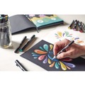 Markers | Sharpie 2196904 Fine Brush Tip Creative Markers - Assorted Colors (5/Pack) image number 2