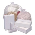 Trash Bags | GEN VNR242406N High Density Can Liners, 10 gal, 6 mic, 24-in x 23-in, Natural, Interleaved Roll, 50 Bags/Roll,  20 Rolls/Carton image number 3