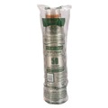 Cups and Lids | Dart RTP12BARE 12 - 14 oz. Bare Eco-Forward RPET Leaf Design Squat Cold Cups - Clear (50/Pack) image number 2
