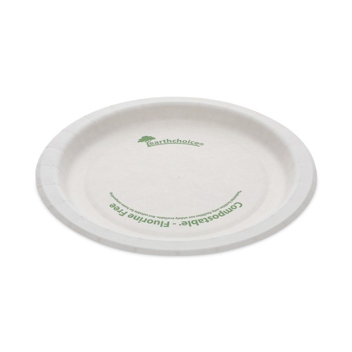 Food Service | Pactiv Corp. PSP06EC EarthChoice Pressware 6 in. dia Compostable Dinnerware, Plate - White (750/Carton) image number 0