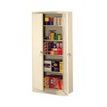  | Alera CM7824PY 36 in. x 78 in. x 24 in. Assembled High Storage Cabinet with Adjustable Shelves - Putty image number 6