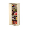  | Alera CM7824PY 36 in. x 24 in. x 78 in. Assembled High Storage Cabinet with Adjustable Shelves - Putty image number 6