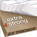 Cleaning & Janitorial Supplies | TOPS 63384 8.5 in. x 11.75 in. Double Docket Pads with Extra Sturdy Back - White (100-Sheets/Pad) image number 5