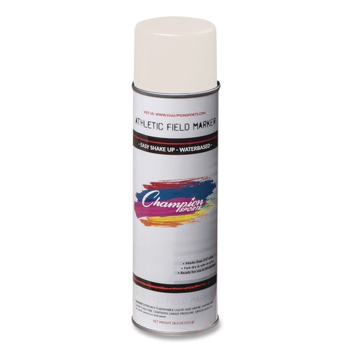 Painting | Champion Sports FMP2W 18 oz. Aerosol Spray Field Marking Paint - White (12/Carton) image number 0