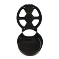 Paper Towels and Napkins | Boardwalk R2000BKBW 11 in. x 6.25 in. x 12.25 in. Single Jumbo Toilet Tissue Dispenser - Black image number 5