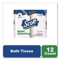 Toilet Paper | Scott 47617 1-Ply Septic Safe Rapid-Dissolving Toilet Paper - White (48/Carton) image number 5