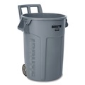 Bulk Savings Pricing 2 | Rubbermaid Commercial 2179403 BRUTE 32 gal Plastic Vented Wheeled Container - Gray image number 0