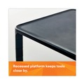 Office Jansan | 3M MS85B 16 in. x 12 in. x 1.75 in. to 5.5 in. 20-lb. Capacity Adjustable Monitor Stand - Black/Silver image number 6