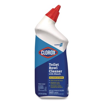 Clorox 24 oz. Bottle Toilet Bowl Cleaner with Bleach - Fresh Scent