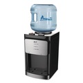 Food Service | Avanti WDT40Q3S-IS 3 to 5 Gallon 12 in. x 13 in. x 20 in. Counter Top Thermoelectric Hot and Cold Water Dispenser - Black image number 0