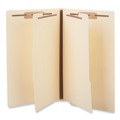  | Universal UNV16151 Six-Section 2-Divider End Tab Classification Folders - Legal Size, Manila (10/Box) image number 0