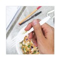 Food Service | SOLO HSWF-0007 Impress Heavyweight Full-Length Polystyrene Plastic Cutlery Fork - White (1000/Carton) image number 3