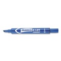 Office Jansan | Avery 08886 MARKS A LOT Broad Chisel Tip Large Desk-Style Permanent Marker - Blue (1-Dozen) image number 2