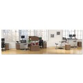 Office Desks & Workstations | Alera ALELSHH60WA Open Office Desk Series 59 in. x 15 in. x 36.38 in. Hutch - Modern Walnut image number 3