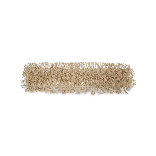 Tradesmen Day Sale | Boardwalk BWK1336 36 in. x 5 in. Industrial Hygrade Cotton Dust Mop Head - White image number 0