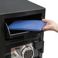 Safes | FireKing SB2414-BLELMS 24w x 13.4d x 10.83h 2.72 cu ft Depository Security Safe - Black image number 1