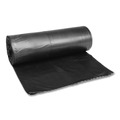 Trash Bags | Boardwalk H7658HKKR01 38 in. x 58 in. 60 gal. 0.65 mil Low-Density Can Liners - Black (100/Carton) image number 2