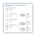 Cups and Lids | Dixie CL1424PET 16 oz. Cold Drink Cup Plastic Lids - Clear (1000/Carton) image number 4