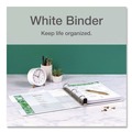 Office Jansan | Cardinal 10350CB Premier 3 Easy Open Locking Slant D Ring 5 in. Capacity ClearVue Binder - White image number 5