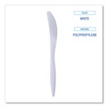 Just Launched | Boardwalk BWKKNIFEIW Mediumweight Wrapped Polypropylene Knives - White (1000/Carton) image number 5