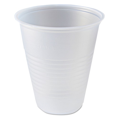 Cutlery | Fabri-Kal 9508022 7 oz. RK Ribbed Cold Drink Cups - Clear (2500/Carton) image number 0