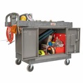 Utility Carts | JET JT1-127 Resin Cart 141016 with LOCK-N-LOAD Security System Kit image number 12