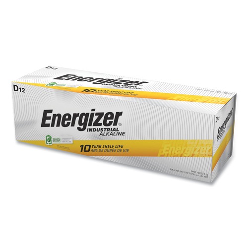  | Energizer EN95 1.5V Industrial Alkaline D Batteries (12/Box) image number 0